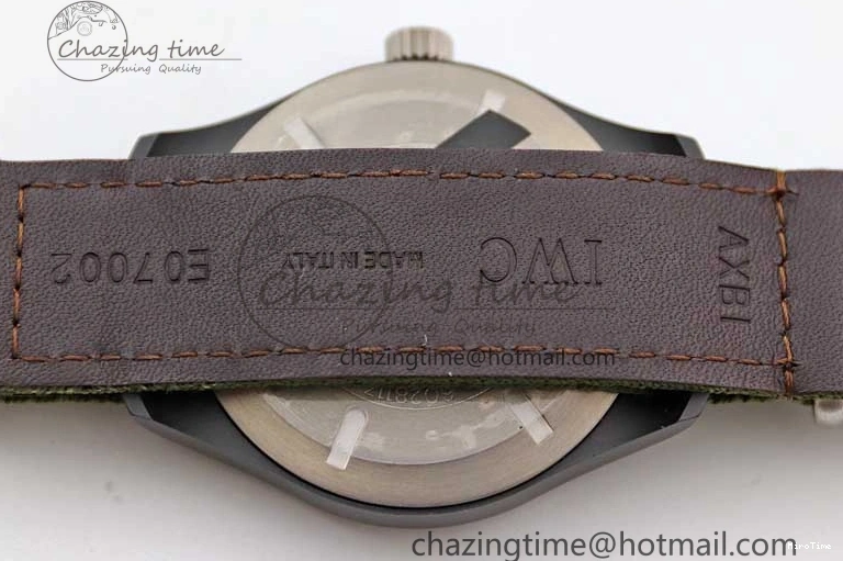 MIROTIME 0219 Packable Mark XVIII ‘TOPGUN SFTI’ Ceramic M+F Best Edition Black Dial on Green Nylon Strap 7048